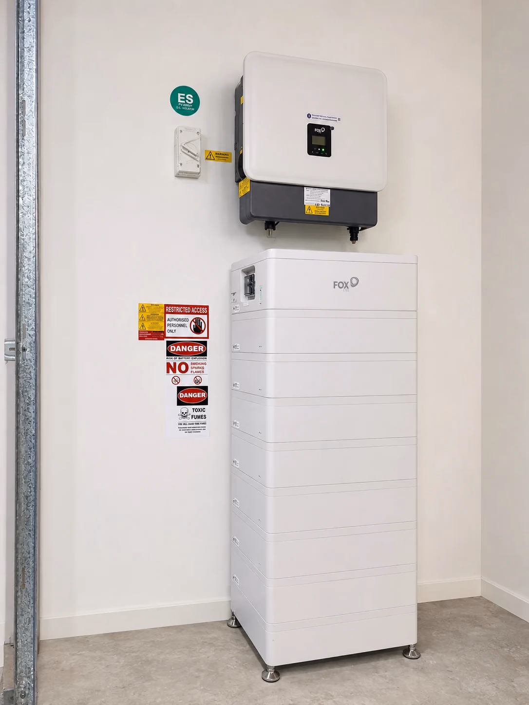 Professionally presented real Nexen FoxESS installation in Australia